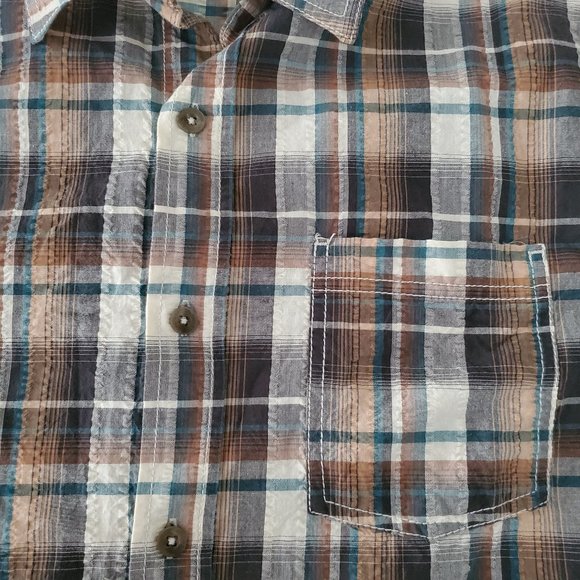 RedHead Short Sleeve Button Down Size M - Picture 3 of 5